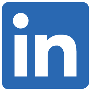 A LinkedIn icon that connects directly to Luis Yera's profile